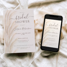 Instant download editable bridal shower invitation