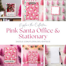 Pink Christmas Office Collection