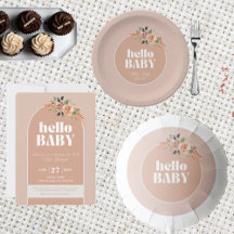 Hello Baby - Boho Modern Baby Shower