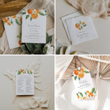 Citrus Themed Bridal Shower Collection   SIENNA