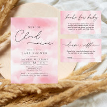 Pink Cloud Nine Baby Shower 2025