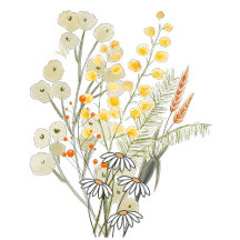 Pastel Floral Tote Bags