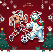 Arctic Match: Santa Claus vs. Polar Bear