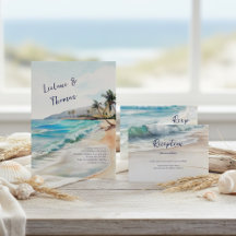 Seaside Serenity Tropical Beach Wedding