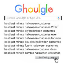 Ghoulgle Last Minute Halloween Costume Search