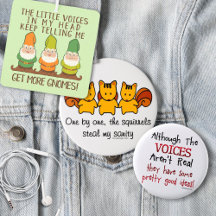 Funny Saying Buttons, Pins and Badges