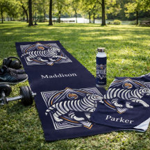 Vintage Tiger Navy Blue Sports and Games