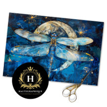 Wings of Whimsy: Dragonfly Decoupage Tissue Paper