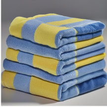 Abstract Stripes Bath Towels