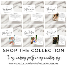 Wedding Party - Bridesmaid, mother, sisters, etc