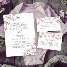 Purple and Pink Butterfly Inspired Baby Shower