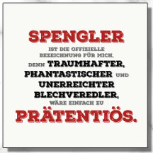 Prätentiöse Spengler Kollektion