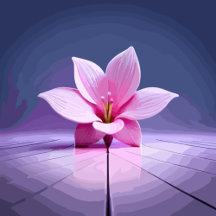 Dimensional Gladioli: Pink and Purple Masterpiece