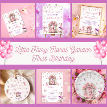  Little Fairy Floral Garden First Birthday