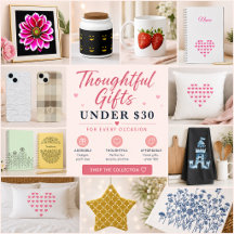  Thoughtful Gifts Under $30 | Unique Finds