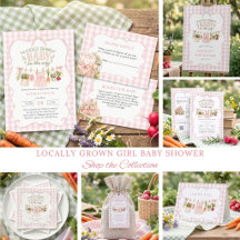Girl Locally Grown Baby Shower
