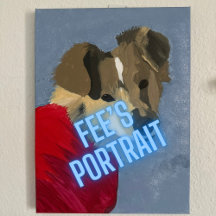 Fee Portrait in Acrylics