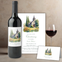 Elegant Rustic Church Baptism Christening