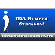 Invisible Disabilities Bumper Stickers