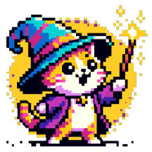 8-Bit Animal Kingdom: Quirky and Magical Pixel Art