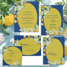 La Dolce Vita Citrus Luxe Wedding Collection