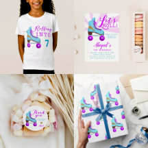 Retro Roller Skating Birthday Party