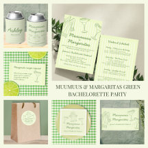 Muumuus & Margaritas Bachelorette Party Green