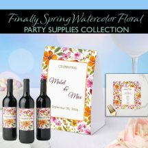 Finally Spring Floral Party Supplies