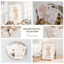 Bear Baby Pink Balloons Rustic