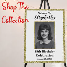 88th Birthday Photo Invitations and Supplies