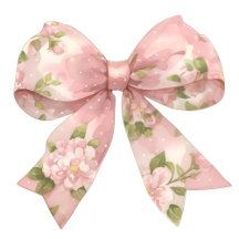Pink Bow Girl Baby Shower 