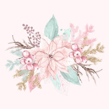 Pink Mint Tis The Season Shabby Chic