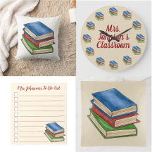 Library Book Stack Bed and Bath Collection