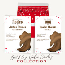 Whimsical Red Birthday Bandana Celebration