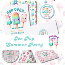 Summer IcePop Chill Party Items
