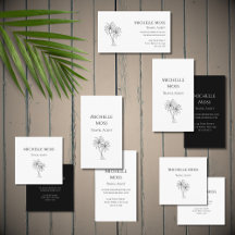 Tropical Palm Trees Simple Elegant Home Office