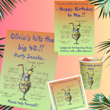 Blue Hawaii Birthday Party