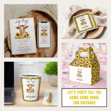 Let's Party Till the Cows Come Home 2nd Birthday 