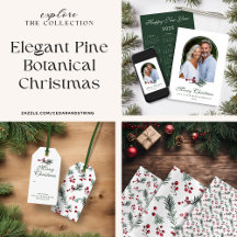 Elegant Pine Botanical Christmas