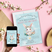 Bunny Themed 1st Birthday