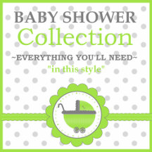 Lime Green and Grey Baby Shower