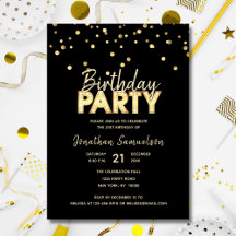 BIRTHDAY Invitations
