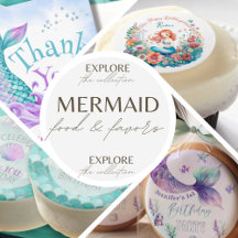  Dive Into Fun 🧜🏻‍♀️ Mermaid Party Food & Favors