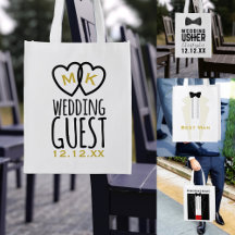 Wedding Party Reusable Bags