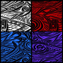 ABSTRACT TRIBAL PATTERN COLLECTION