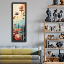 Wall Ar Flower landscapes abstract