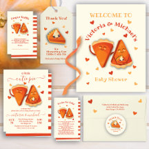 Little Cutie pumpkin pie baby shower party