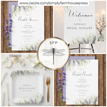 Rustic Lavender & Sage Bridal Shower