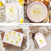 Pink Lemon Citrus Birthday Party