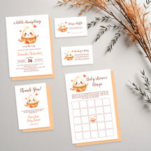 Little Dumpling Bao in the Oven Kawaii Baby Shower